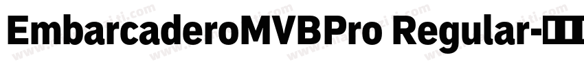 EmbarcaderoMVBPro Regular字体转换